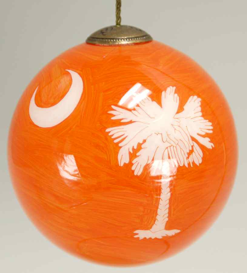 Ne'Qwa Christmas Ornament Sc Palmetto Ornament - No Box by Ne'Qwa Art-1