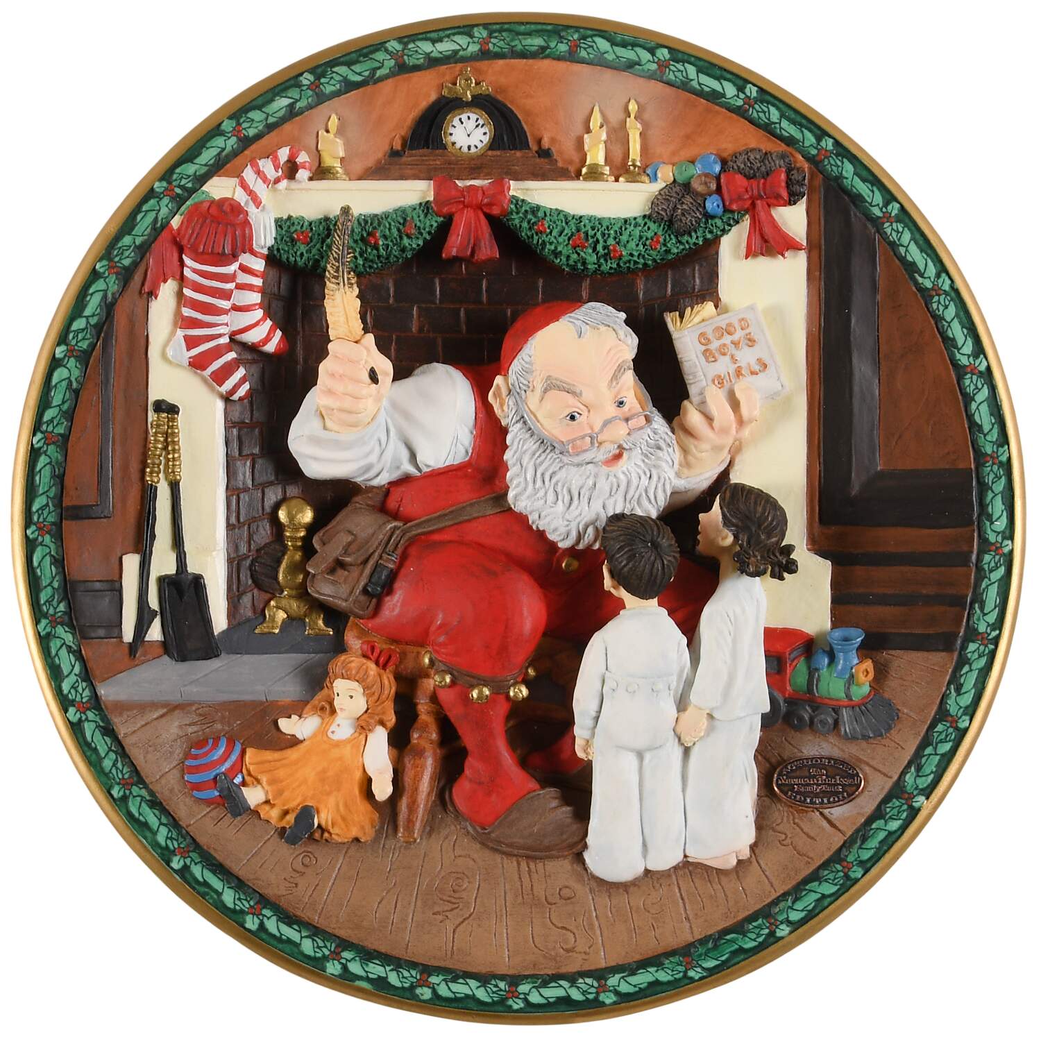 Rockwells Christmas Legacy Making A List - No Box by Norman Rockwell Gallery-1
