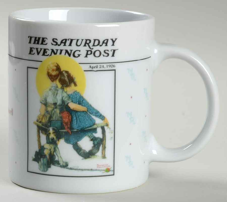 Saturday Evening Post Mugs Sunset - No Box by Norman Rockwell Gallery-1