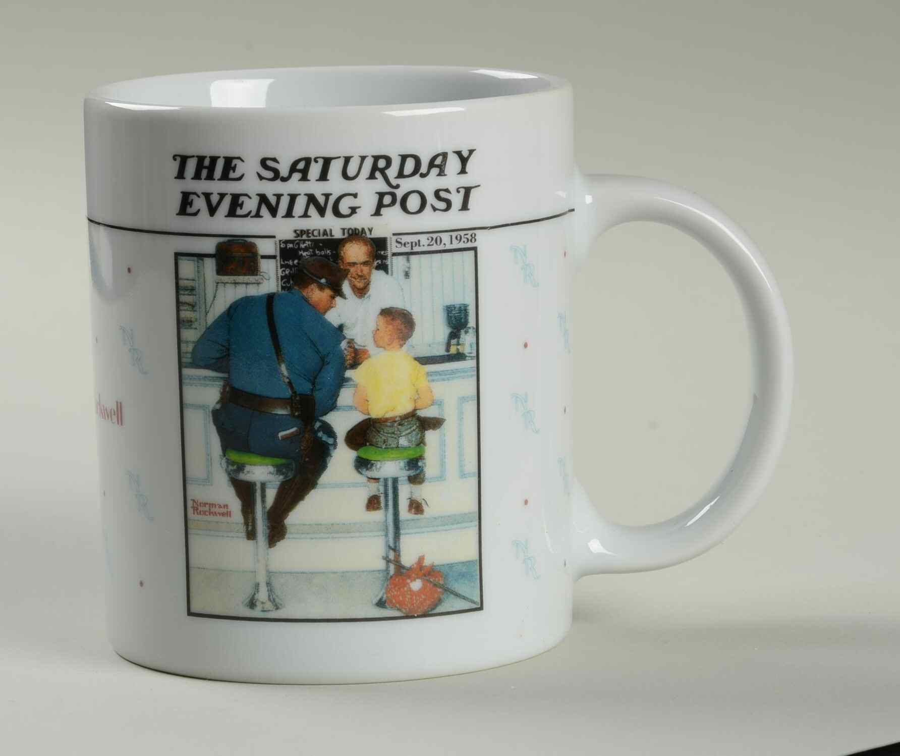 Saturday Evening Post Mugs The Runaway - No Box by Norman Rockwell Gallery-1