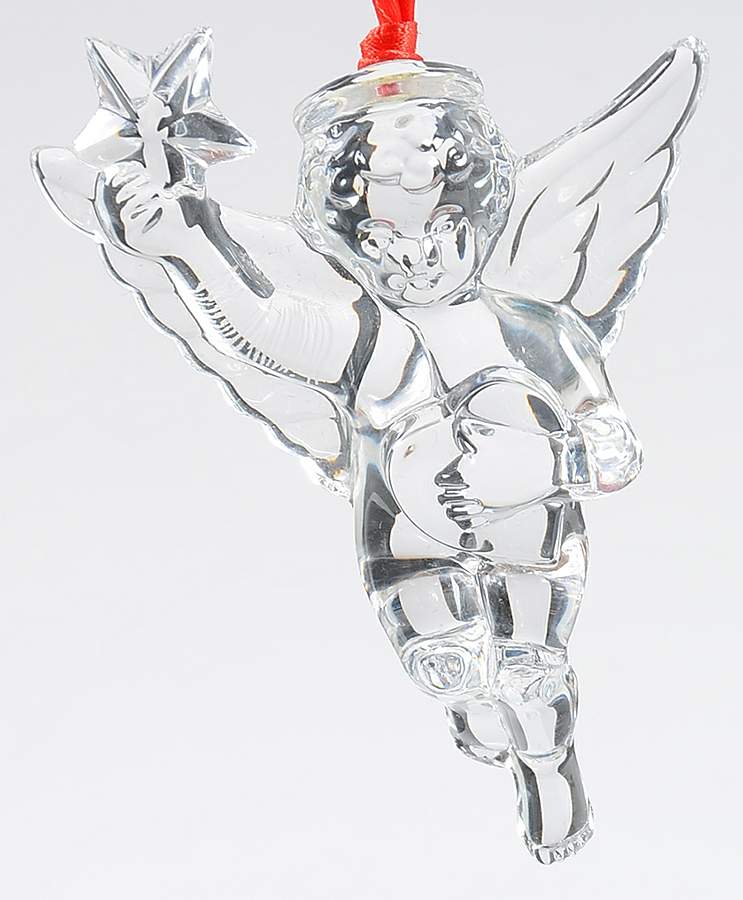 Neiman Marcus Crystal Ornaments Angel Ornament - With Box by Neiman Marcus Crystal-1