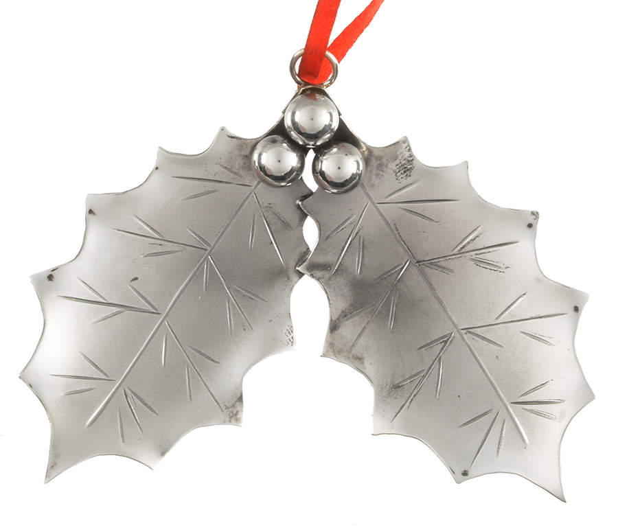 Stuart Nye Sterling Ornaments Holly Leaves - No Box by Stuart Nye-1