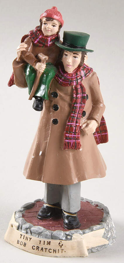 A Christmas Carol Bob Cratchit & Tiny Tim - Boxed by Novelino-1