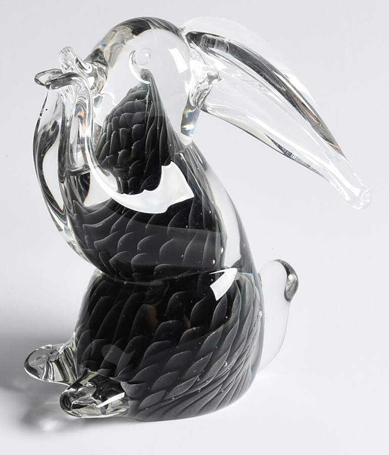 V Nason & C Figurines Bunny Black Clear - No Box by V Nason & Co-1