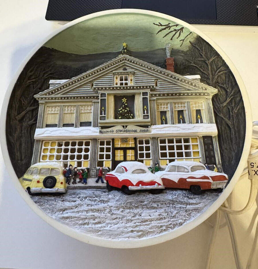Rockwell's Main Street - Lighted The Studio - No Box by Norman Rockwell Gallery-1