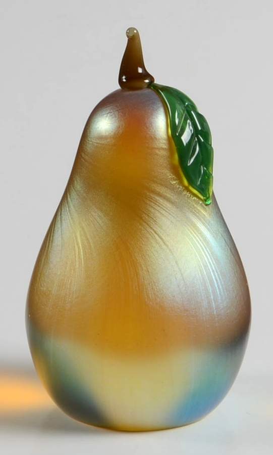 Orient & Flume Paperweight Pear-Iridescent - No Box by Orient & Flume-1