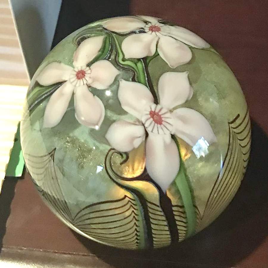Orient & Flume Paperweight Orchid - Boxed by Orient & Flume-1