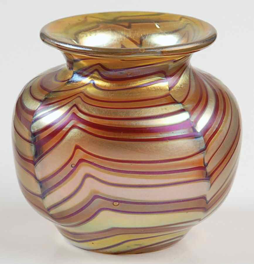 Orient & Flume Giftware Red And Gold Vase - No Box by Orient & Flume-1