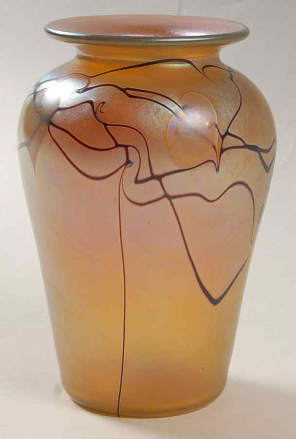 Orient & Flume Giftware Iridescent Heart Vase - No Box by Orient & Flume-1
