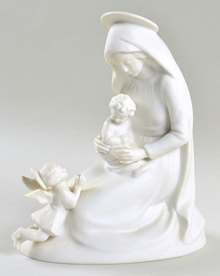 Orilk Figurine Madonna And Child - No Box by Orlik Germany-1