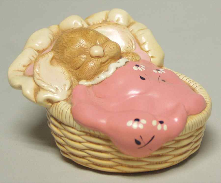 PenDelfin Figurine Parsley-Pink With Flowers - Boxed by PenDelfin-1
