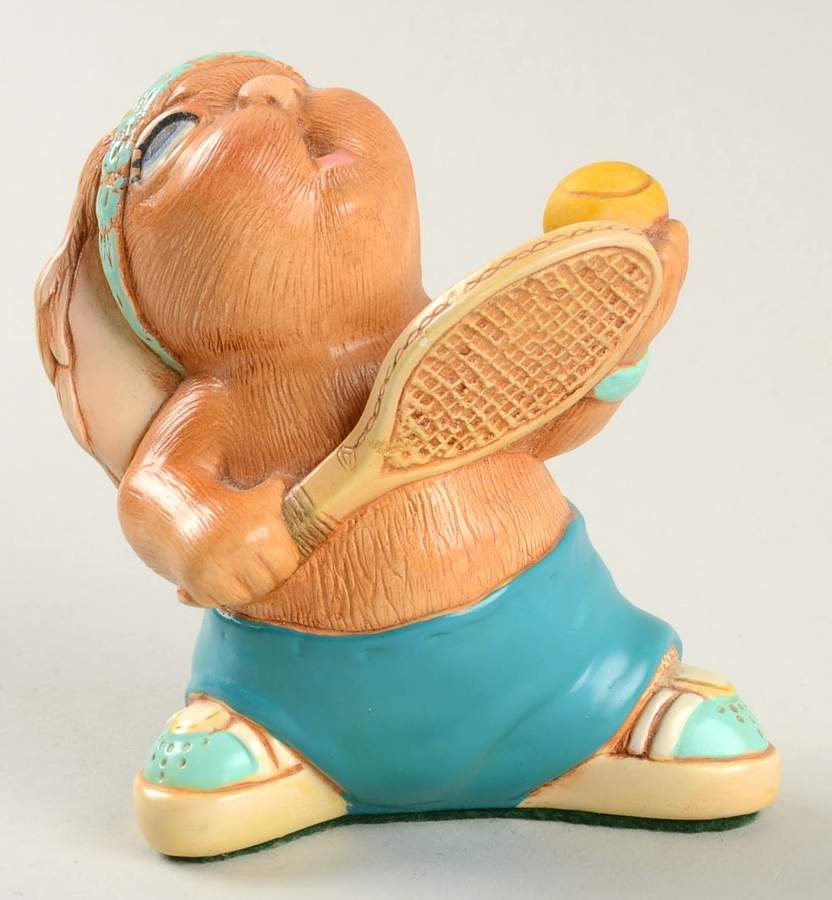 PenDelfin Figurine Tennyson-Turquoise Pants - Boxed by PenDelfin-1