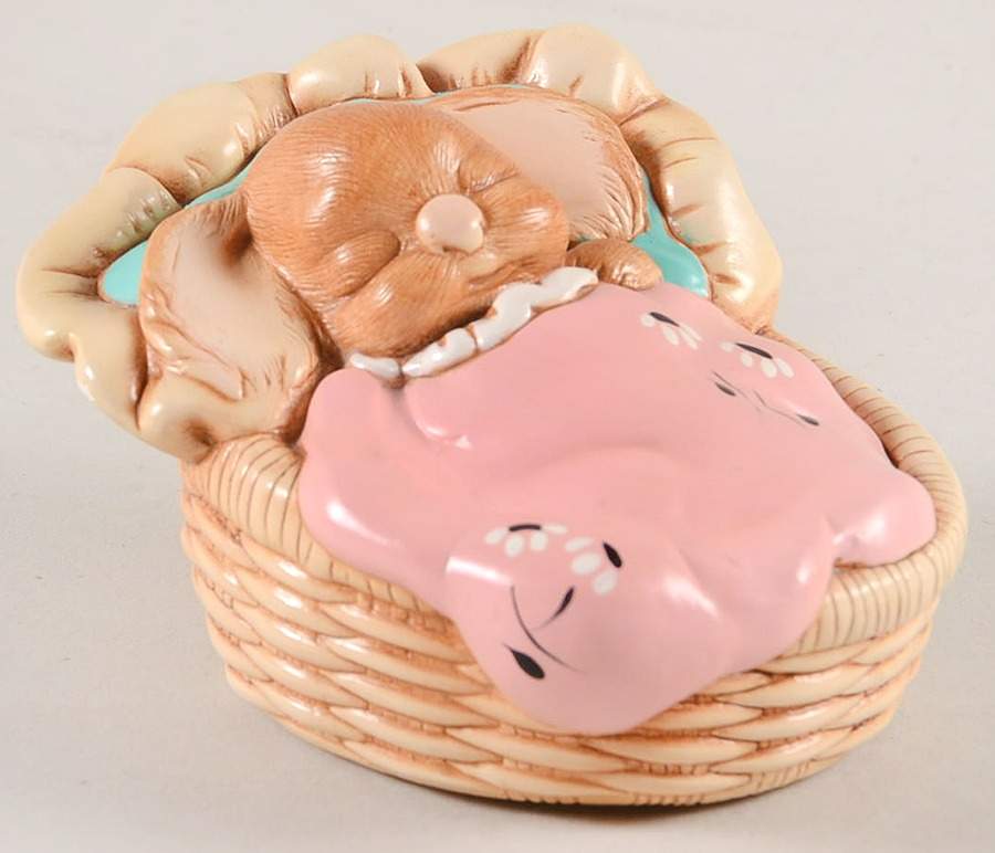 PenDelfin Figurine Parsley-Icing Pink (Flowers) / Turquoise - No Box by PenDelfin-1
