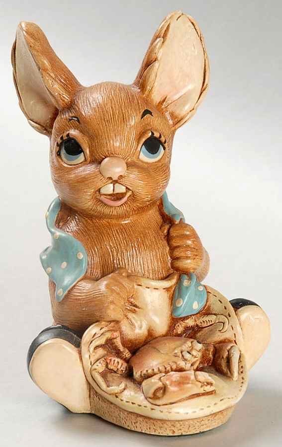 PenDelfin Figurine Nipper-Blue Blanket - No Box by PenDelfin-1