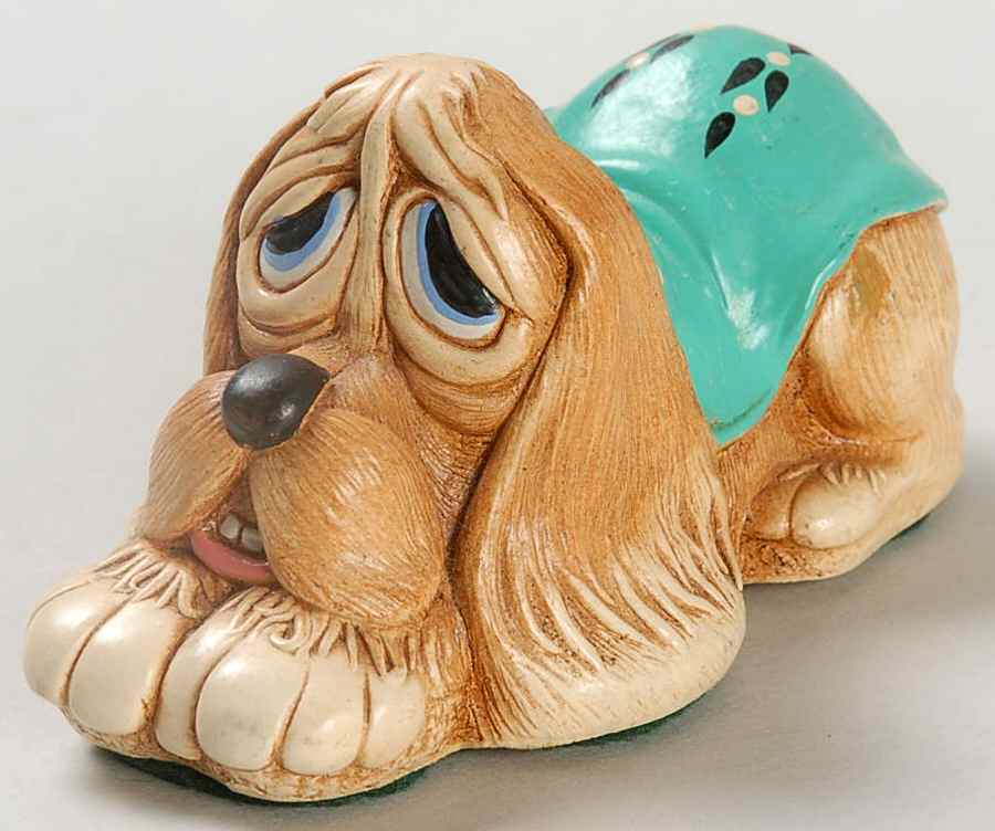 PenDelfin Figurine Pooch-Turquoise Blanket - Boxed by PenDelfin-1
