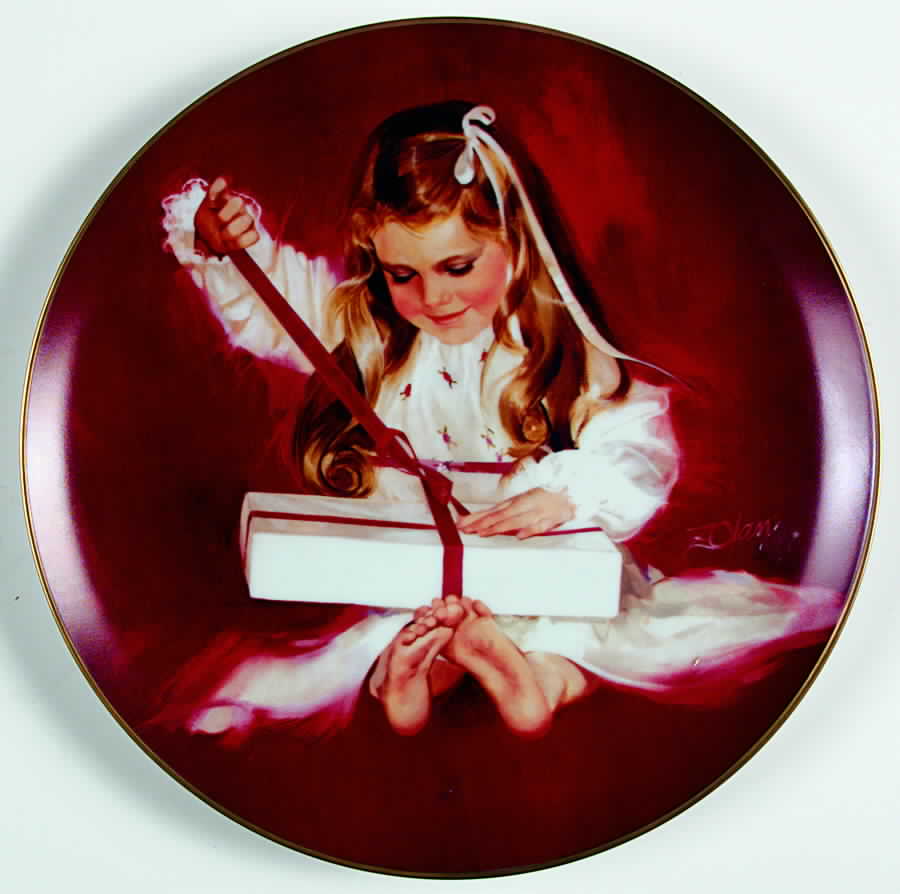 Children At Christmas Gift For Laurie - With Box by Pemberton & Oakes-1