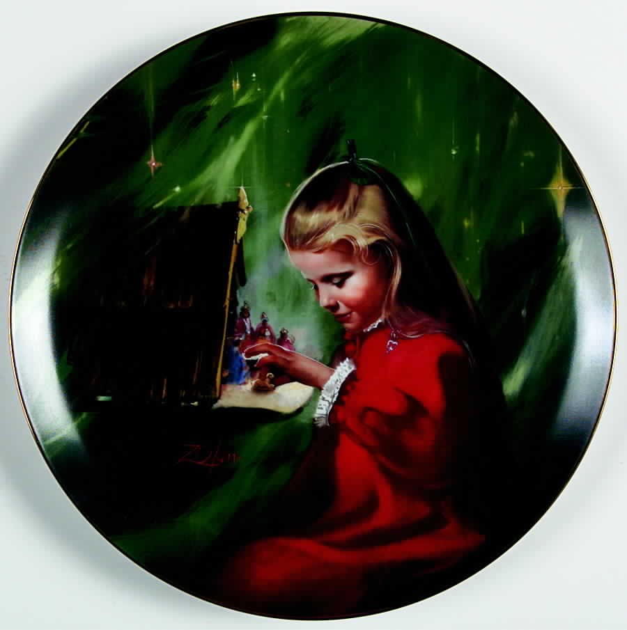 Children At Christmas Laurie And The Creche - Boxed by Pemberton & Oakes-1