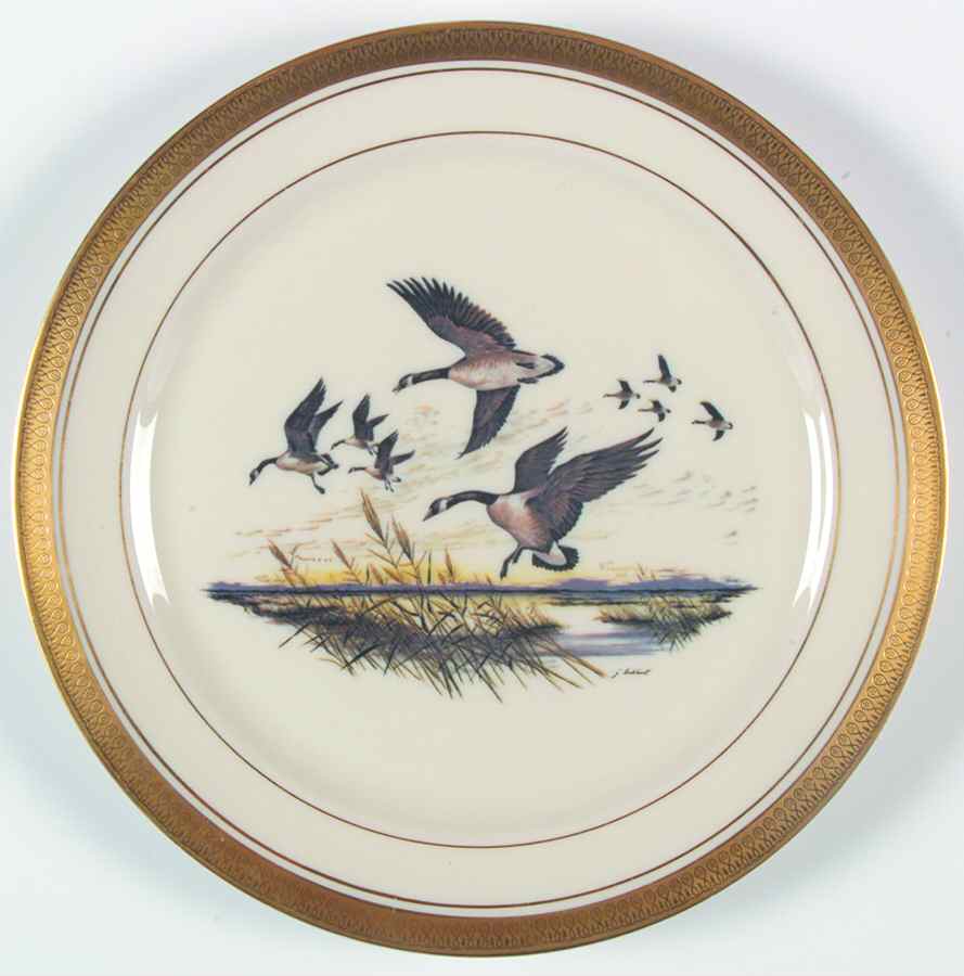 Pickard Plate Canadian Geese Group - Boxed by Pickard-1