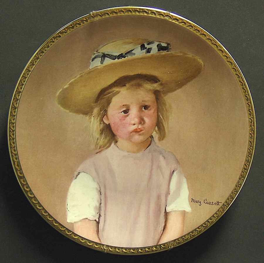 Children of Mary Cassatt Girl In Straw Hat - No Box by Pickard-1