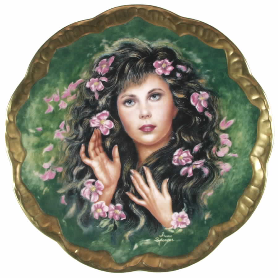 Symphony of Roses Wild Irish Rose - With Box by Pickard-1