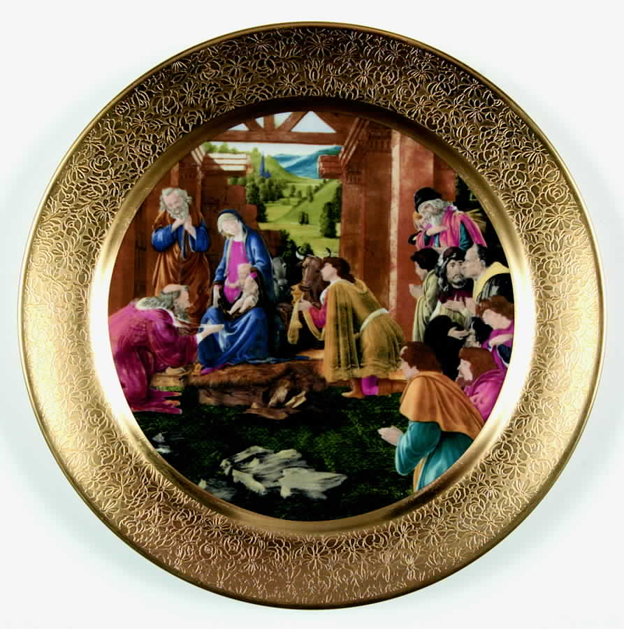 Pickard Christmas Plate Adoration Of The Magi - Boxed by Pickard-1