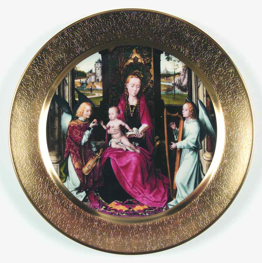 Pickard Christmas Plate Madonna And Child With Angels - Boxed by Pickard-1