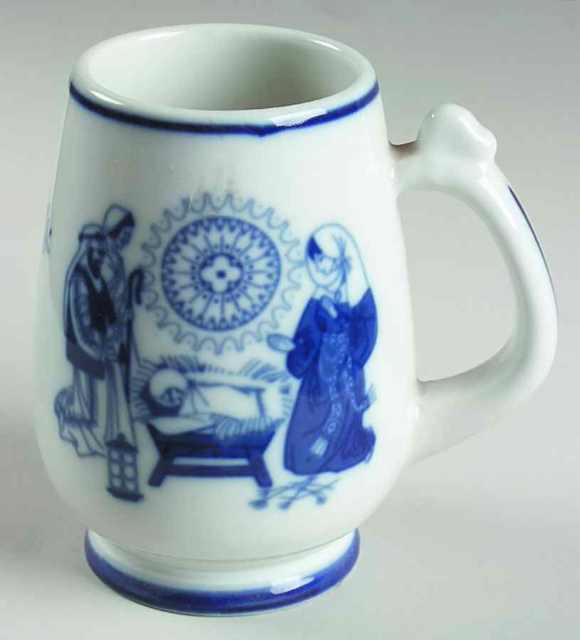 Christmas Mug A Child Is Born - No Box by Porsgrund-1