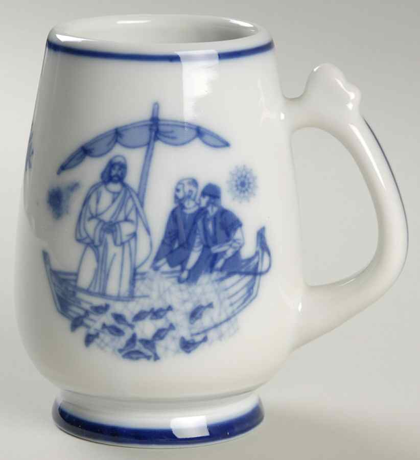 Christmas Mug The Draught Of Fishes - Boxed by Porsgrund-1