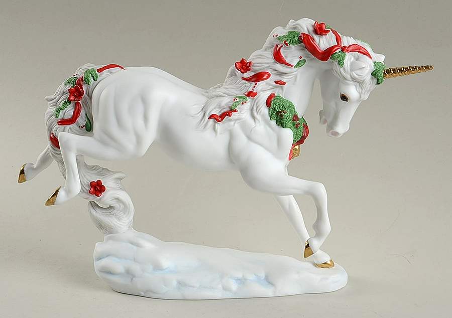 Annual Christmas Unicorns Yuletide Delight - With Box by Princeton Gallery-1