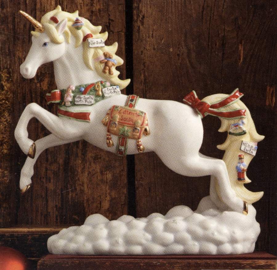 Annual Christmas Unicorns Yuletide Messenger - Boxed by Princeton Gallery-1