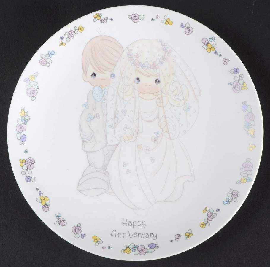 Precious Moments Anniversary Plate Happy Anniversary - Boxed by Precious Moments-1