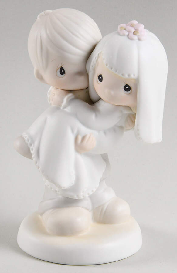 Bless You Two Ship-Bless You Two - Ship Trademark, No Box by Precious Moments-1