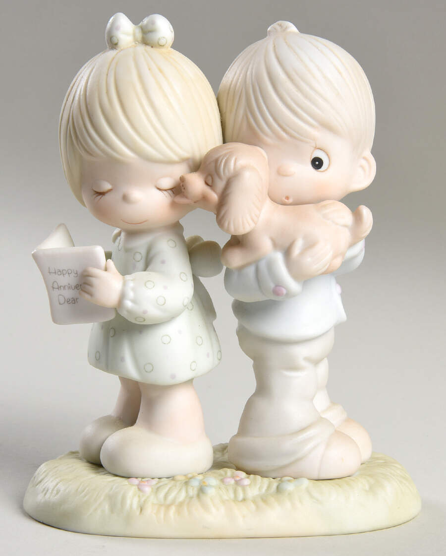 Puppy Love Is From Above G Cleft-Puppy Love Is From Above - G Clef Trademark With Box by Precious Moments-1