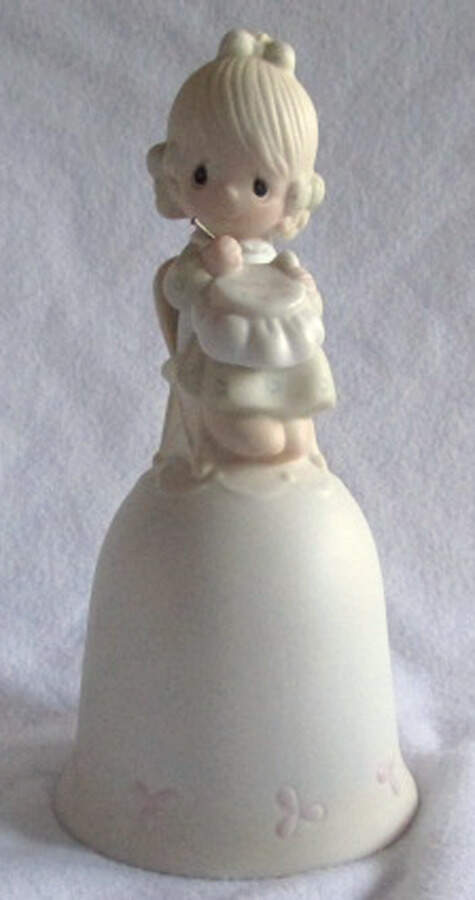 Mother Sew Dear Bell No Mark-Mother Sew Dear Bell - No Trademark, No Box by Precious Moments-1
