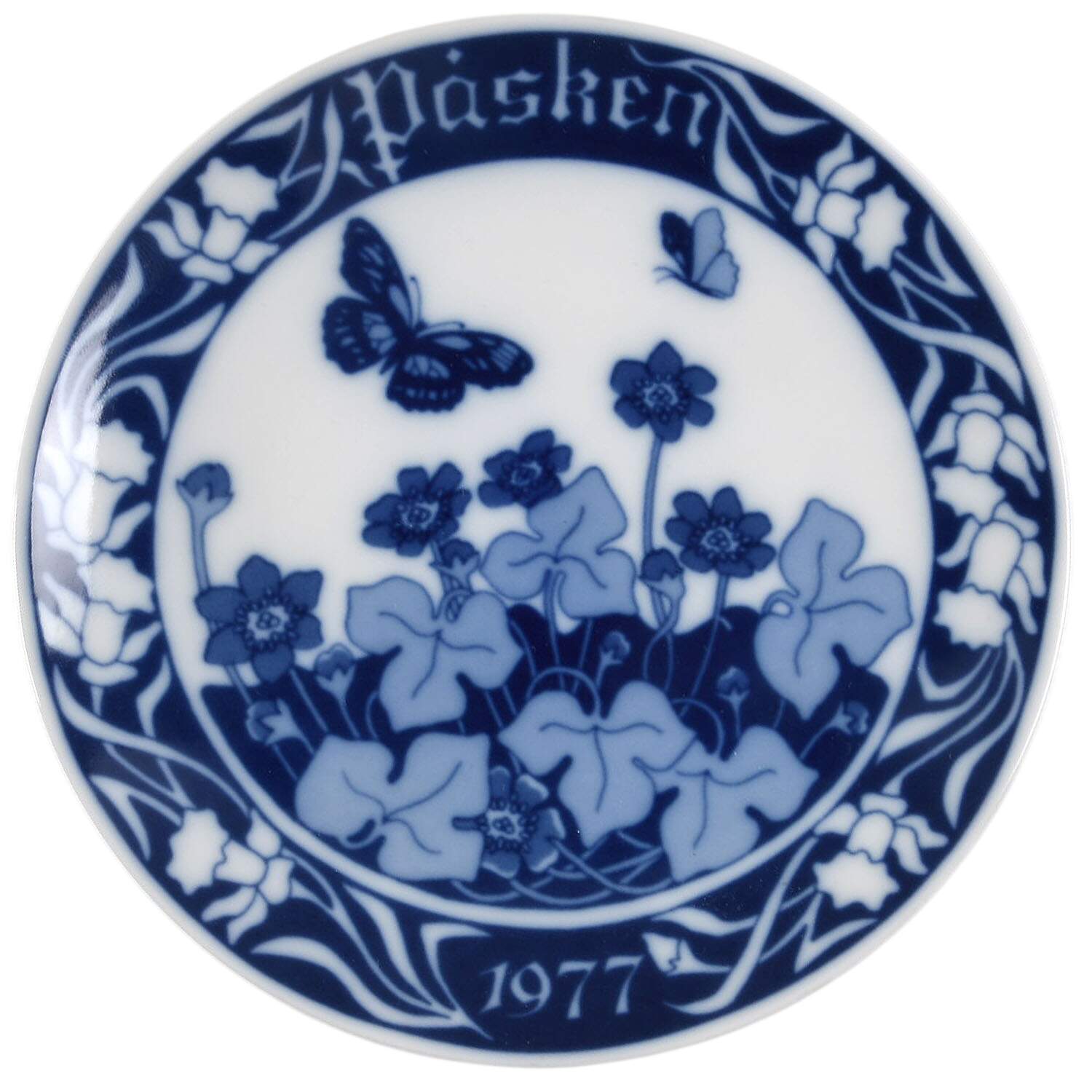 Easter Plate-Porsgrund Butterflies - Boxed by Porsgrund-1