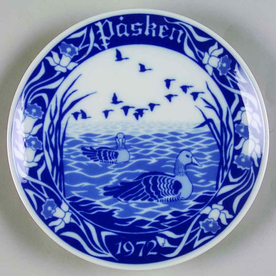 Easter Plate-Porsgrund Ducks - No Box by Porsgrund-1