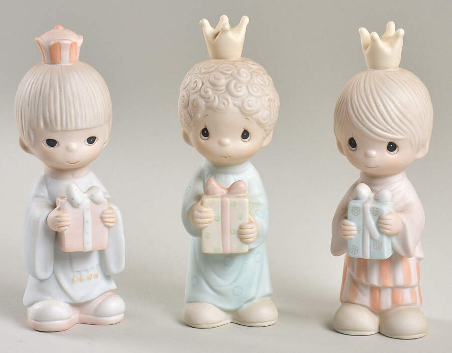 Wee Three Kings Cedar Tree-Wee Three Kings - Cedar Tree Trademark With Box by Precious Moments-1