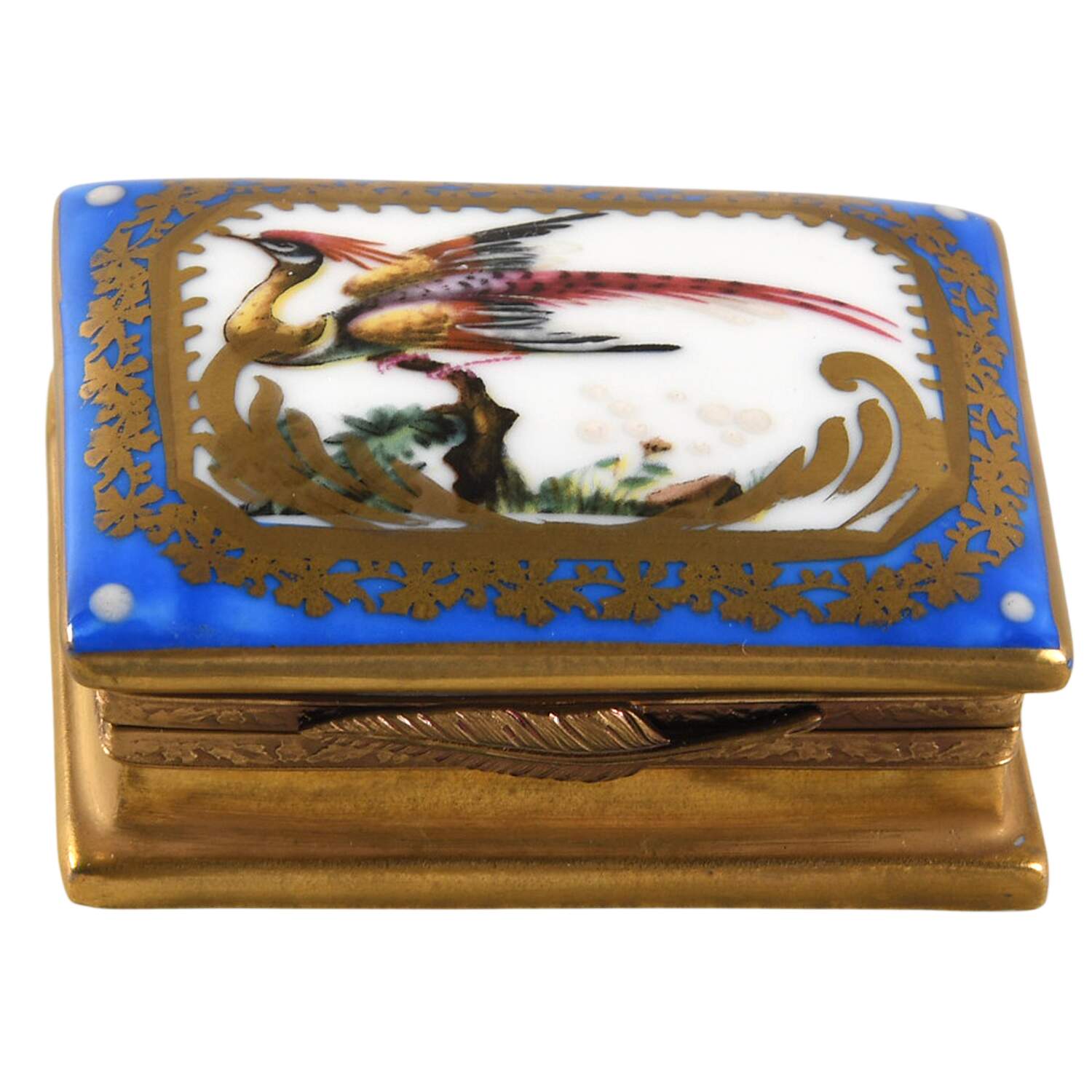 PEINT MAIN LIMOGES BOX Exotic Bird - No Box Nb897 by Peint Main-1