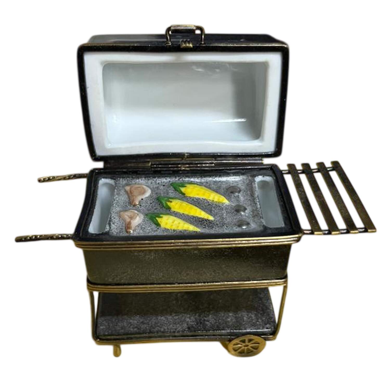 PEINT MAIN LIMOGES BOX Bbq Grill - Nb904, No Box by Peint Main-1