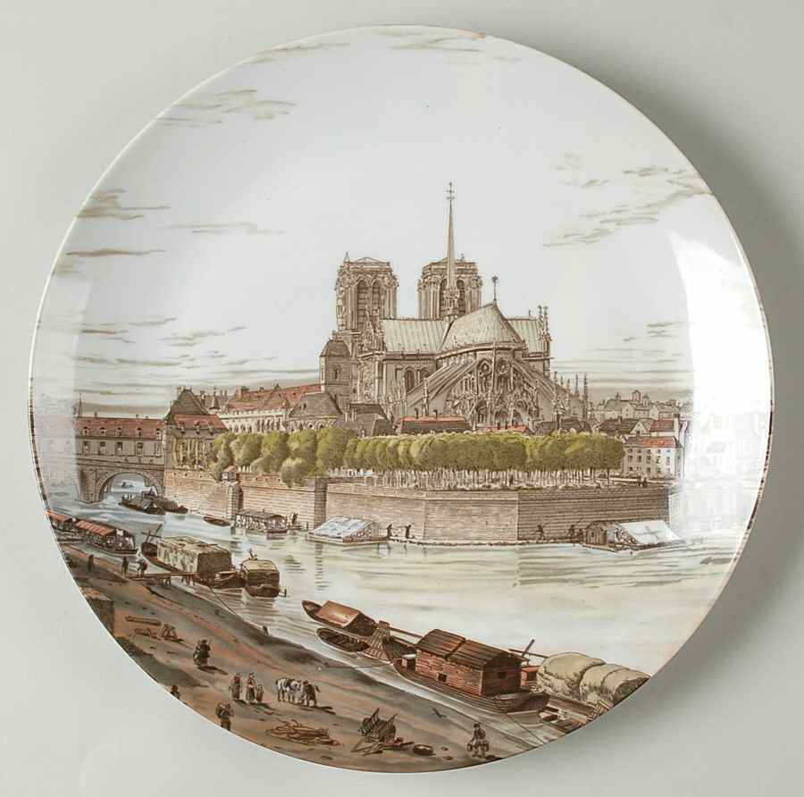 Bridges of Paris Notre Dame De Paris - Boxed by Porcelaine De Paris-1