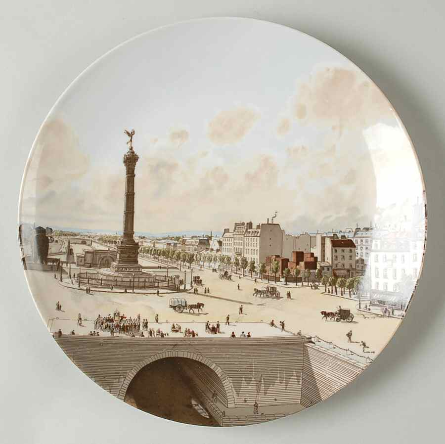 Bridges of Paris Place De La Bastille - Boxed by Porcelaine De Paris-1