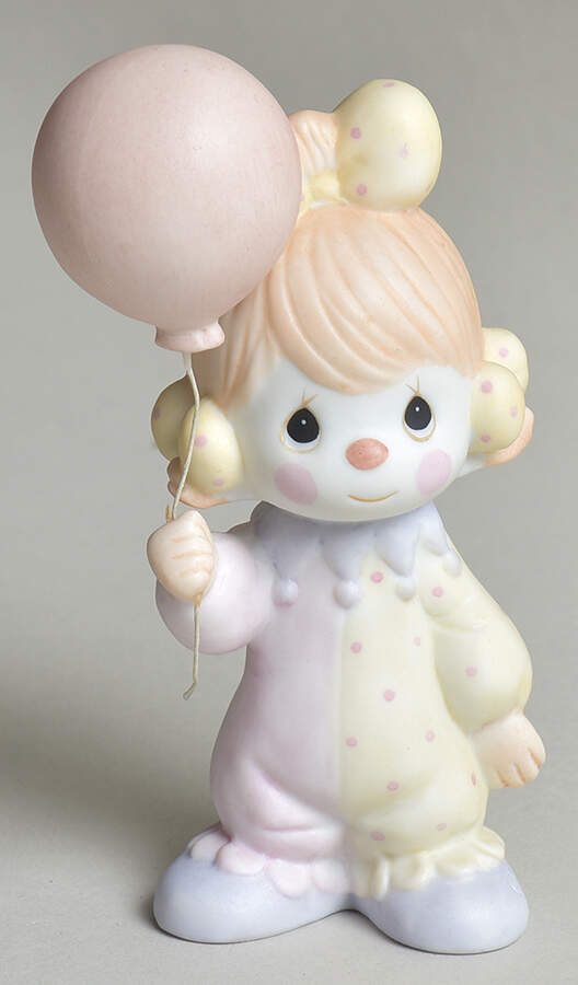 Clown-Girl with Balloon Cedar Tree-Clown Girl With Balloon - Cedar Tree Trademark, No Box by Precious Moments-1