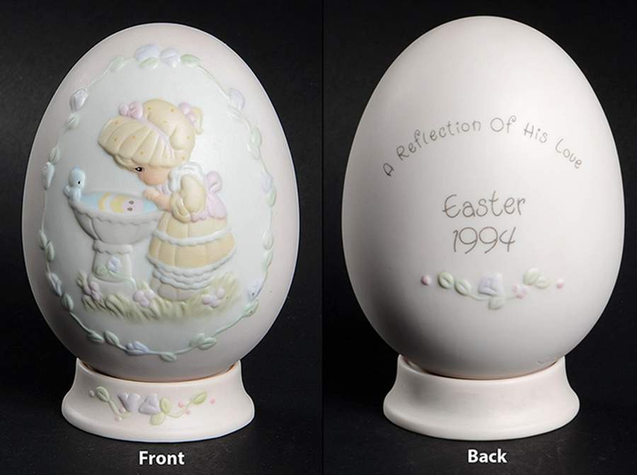 Easter Egg-Porcelain Butterfly-A Reflection Of His Love - Boxed by Precious Moments-1