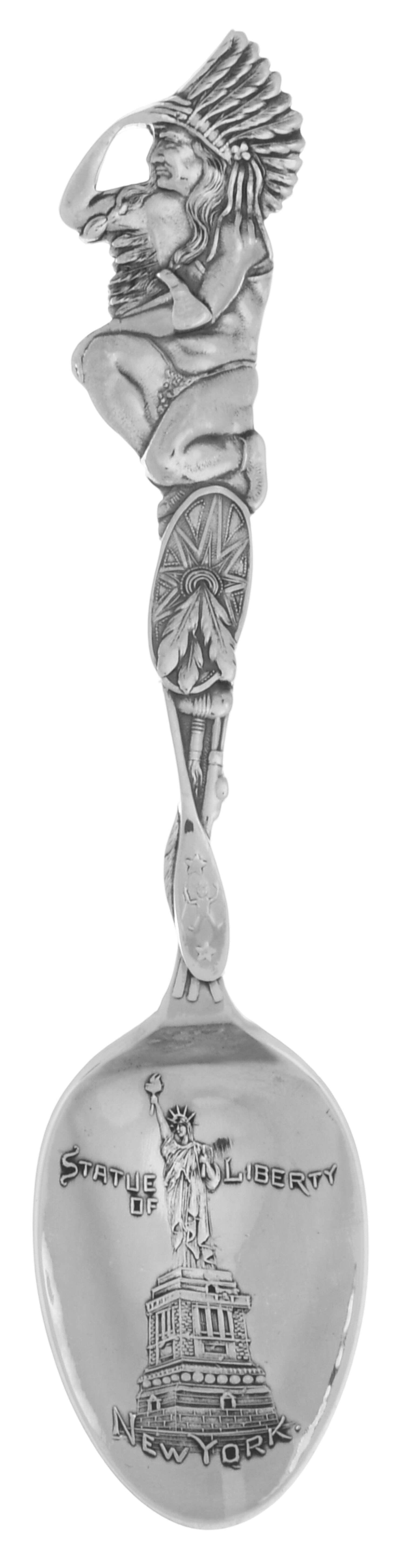 Paye & Baker Souvenir Spoons Statue Of Liberty, New York - No Box by Paye & Baker Mfg Co-1