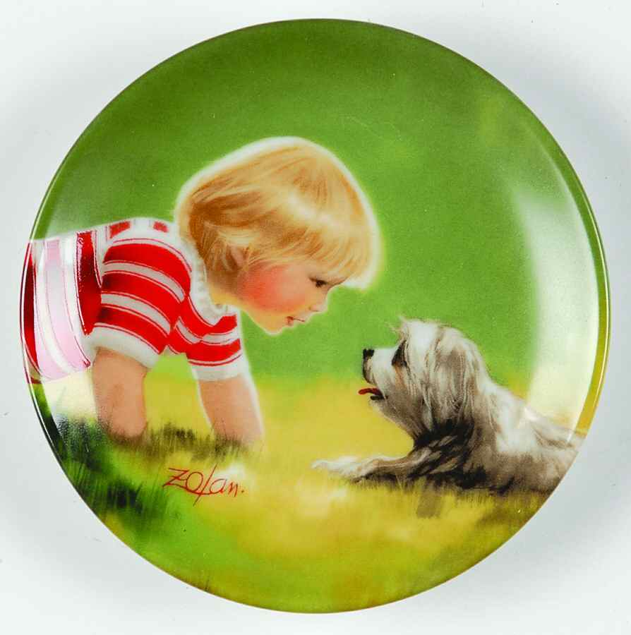 Membership Miniature Plates Making Friends - No Box by Pemberton & Oakes-1