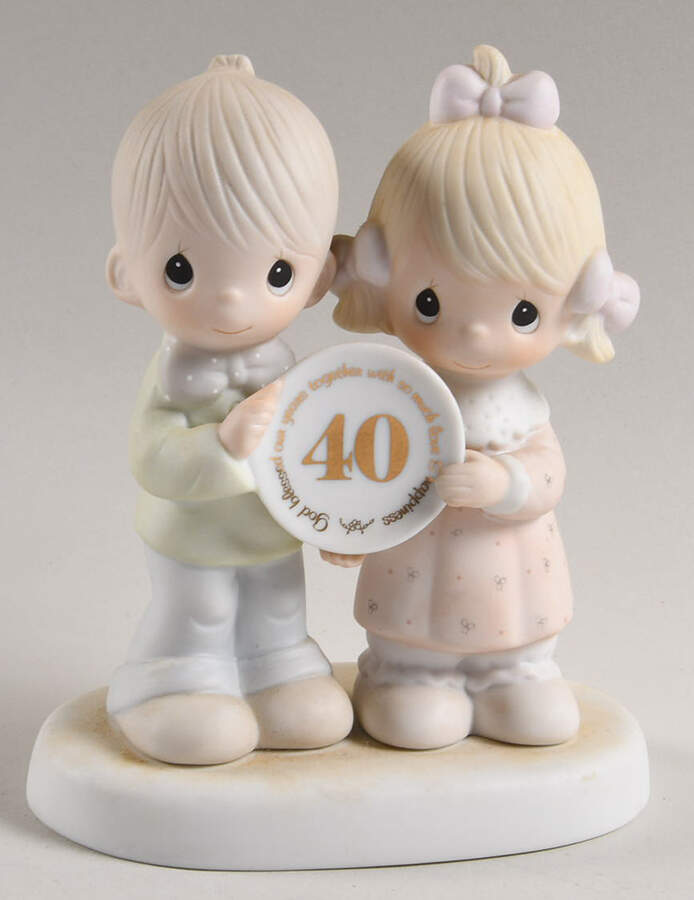 God Bless Our Years Together-40 Bow & Arrow-God Bless Our Years Together - Bow&Arrow Trademark With Box by Precious Moments-1