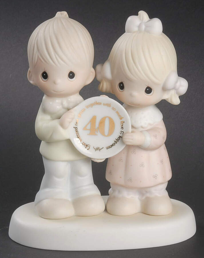 God Bless Our Years Together-40 Trumpet-God Bless Our Years Together 4 - Trumpet Trademark With Box by Precious Moments-1