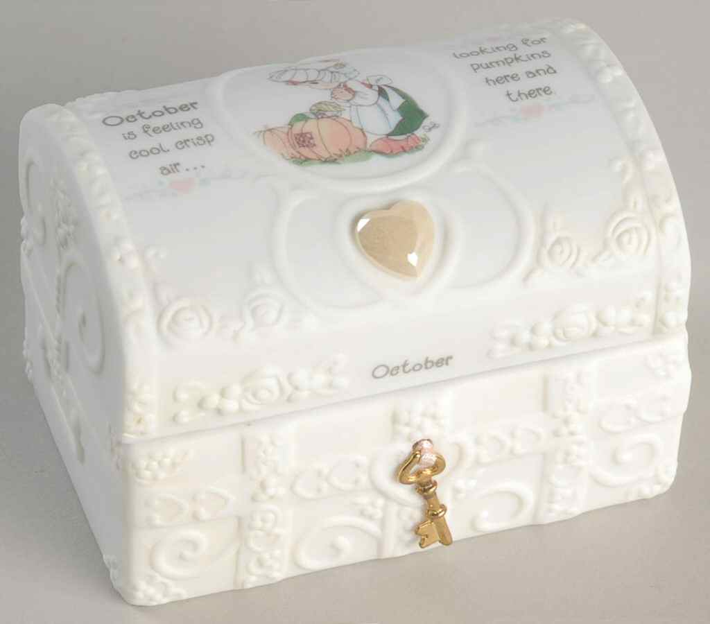Precious Moments Hope Chest with Birthstone October - No Box by Precious Moments-1