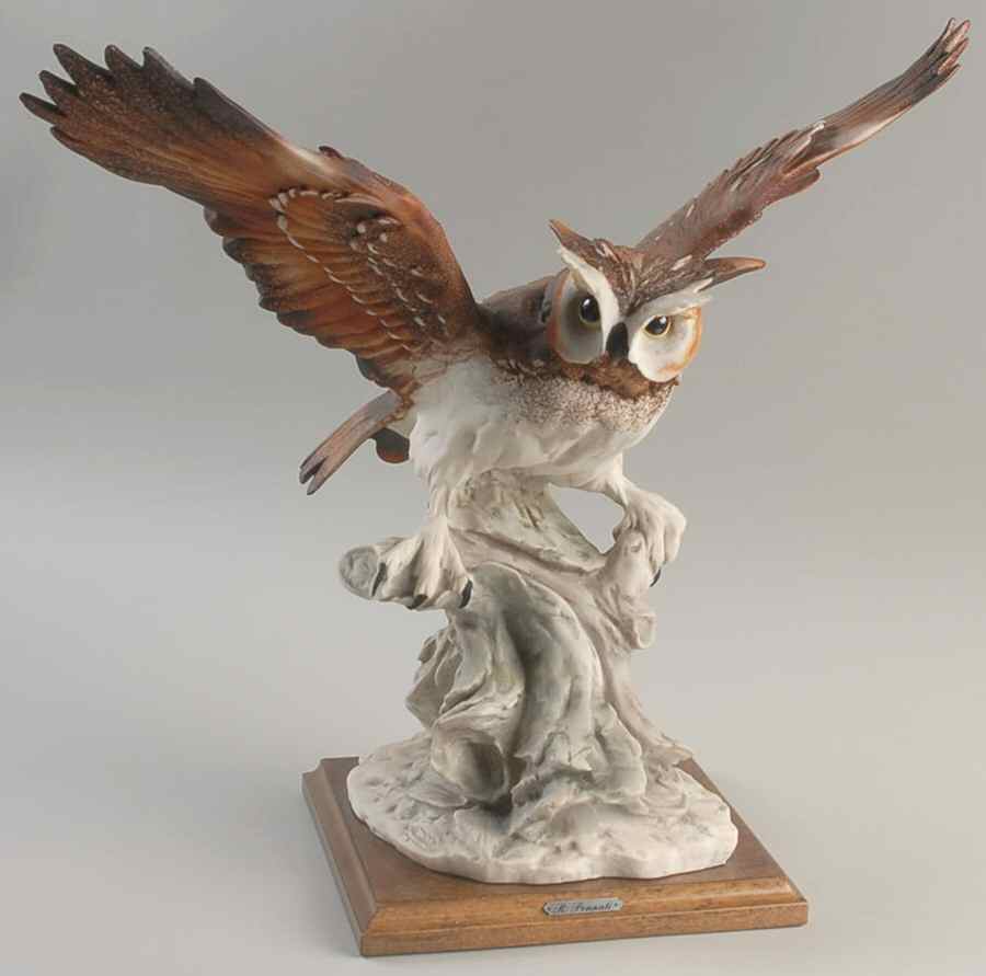 Riccardo Pennati Figurines Owl With Wings Out - No Box by Riccardo Pennati-1