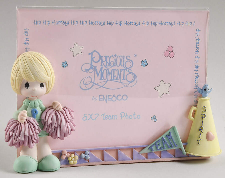 Precious Moments Frames Team Spirit-Holds 5" X 7"/Plastic & Resi - No Box by Precious Moments-1